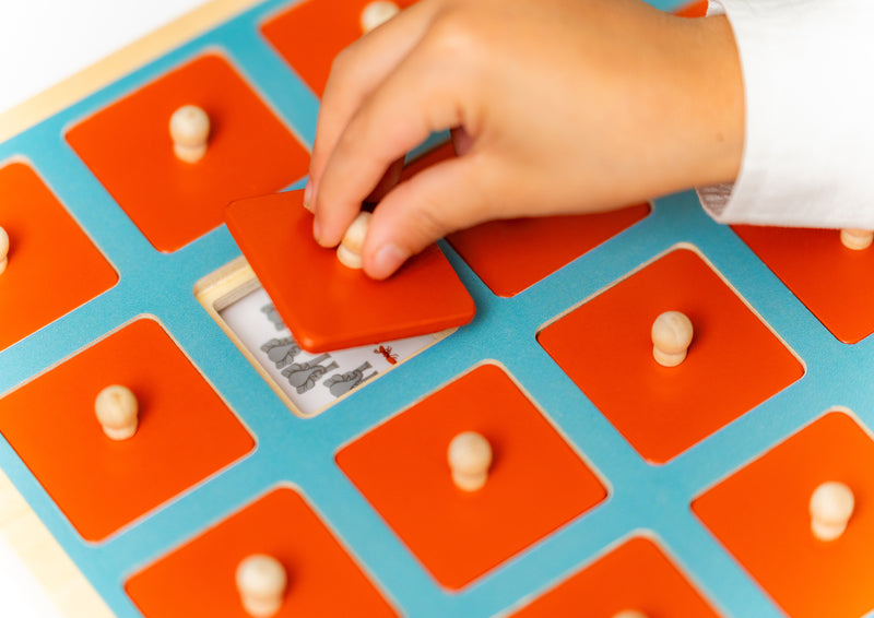 Ergonomic Wooden Knobs on Tiles