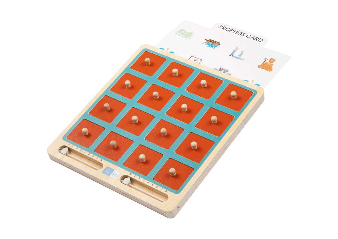 Lil Crescent Muslim Memory Game six interchangeable Islamic themed card sets including Ramadan, Hajj, Prophets and daily life — faith-based learning toy